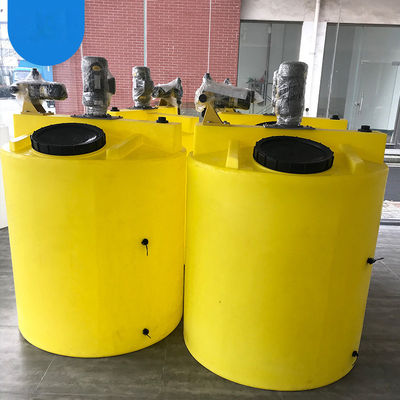 Gelbe flache untere 500L Wasserbehandlungs-Ersatzteile