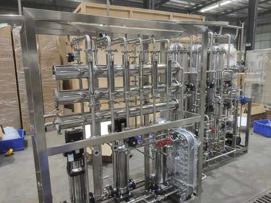Wasserproduktion 0,25 m3/h Deionisiertes EDI-Ultrareinwassersystem für das Labor