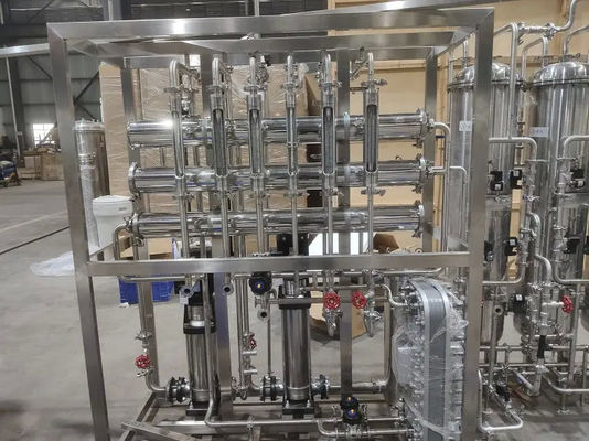 Wasserproduktion 0,25 m3/h Deionisiertes EDI-Ultrareinwassersystem für das Labor