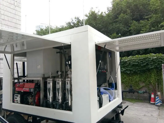 Outdoor-Ingenieurwesen Portable mobile Wasserreinigungssystem auf dem LKW