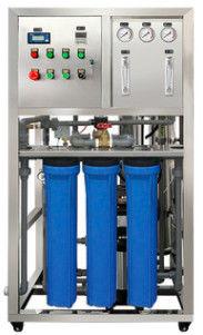 250L/H 1,7kW-220-240V Brackwasser Umkehrosmose-Wasseranlage mit 3-stufigen Sedimentfiltern
