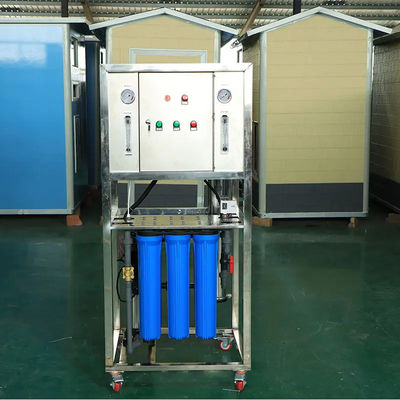 250L/H 1,7kW-220-240V Brackwasser Umkehrosmose-Wasseranlage mit 3-stufigen Sedimentfiltern