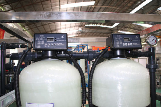 2TPH 3,0kW-380-415V 2xFRP Tanks Brackwasser Umkehrosmosewasseranlage