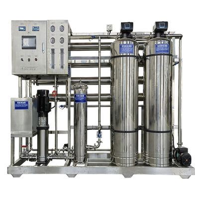 2TPH 3,0 kW-380-415 V 2xSS304 Tanks Brackwasser Umkehrosmosewasseranlage