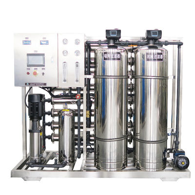 2TPH 3,0 kW-380-415 V 2xSS304 Tanks Brackwasser Umkehrosmosewasseranlage