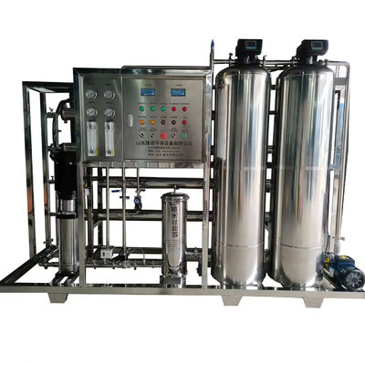 3TPH 5.5kW-380-415V 2xSS304 Tanks Brackwasser Umkehrosmosewasseranlage