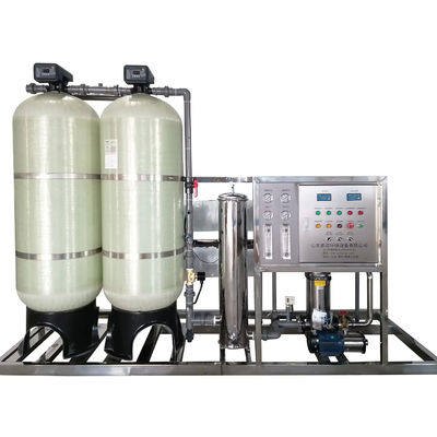 4TPH 5.5kW-380-415V 2xFRP Tanks Brackwasser Umkehrosmosewasseranlage