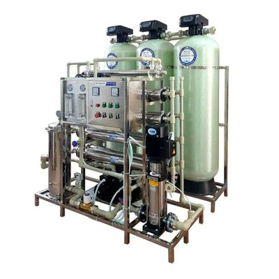 6TPH 7.9kW-380-415V 3xFRP Tanks Brackwasser Umkehrosmosewasseranlage