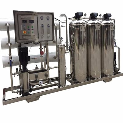 5TPH 7.4kW-380-415V 3xSS304 Tanks Brackwasser Umkehrosmosewasseranlage