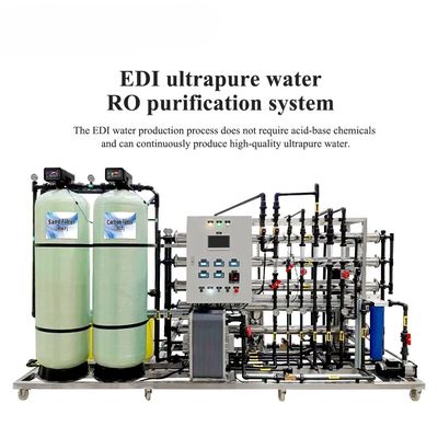 Industriewasserfiltermaschine 1500l/h Umkehrosmose mit EDI-Maschine