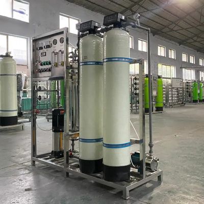 2 FRP-Tanks Industrie 500LPh RO Membranwasserfiltersystem
