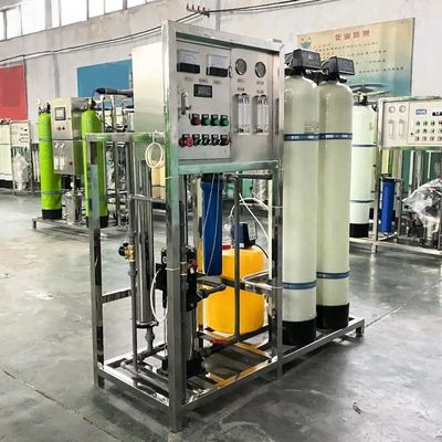 2 FRP-Tanks Industrie 500LPh RO Membranwasserfiltersystem