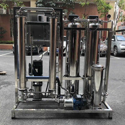 500L/H 2xSS304 Speicherbehälter Umkehrosmosewasseranlage zur kommerziellen Wasserbehandlung
