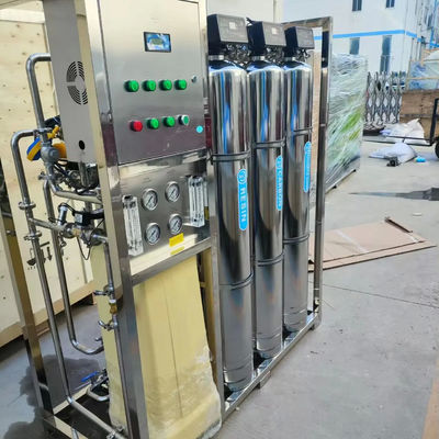 500L/H 3xSS304 Tanks Brackwasser Umkehrosmosewasseranlage