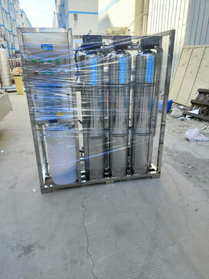500L/H 3xSS304 Tanks Brackwasser Umkehrosmosewasseranlage