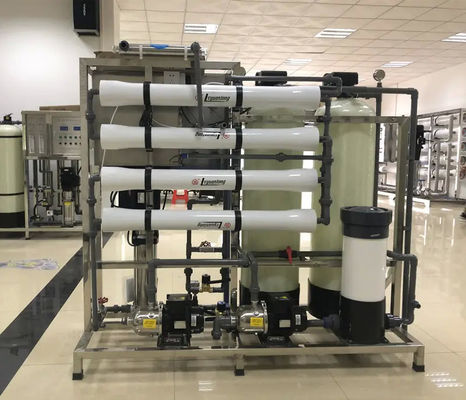Optimiertes Design 1TPH 3xFRP Tanks Umkehrosmose-Wasseranlage