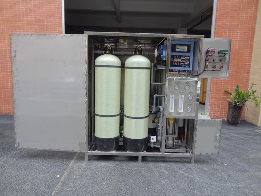 Optimiertes Design 1TPH 3xFRP Tanks Umkehrosmose-Wasseranlage