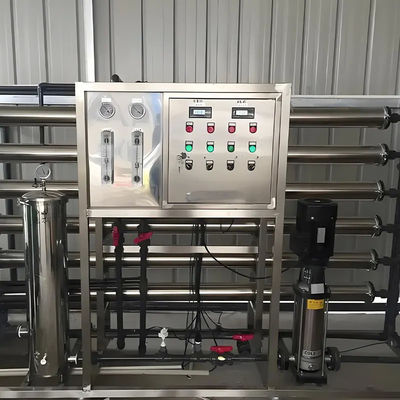1TPH 2xSS304 Tanks Umkehrosmosewasseranlage für kommerzielle RO-Reinigung