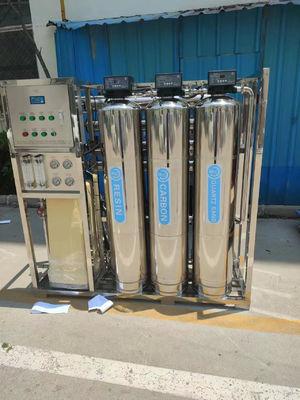 1TPH 3xSS304 Tanks Umkehrosmose-Wasseranlage zum Verkauf von Wasser