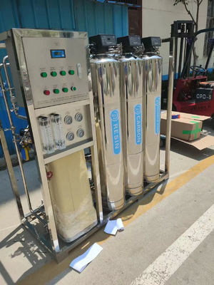 1TPH 3xSS304 Tanks Umkehrosmose-Wasseranlage zum Verkauf von Wasser