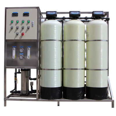 1.5TPH 3xFRP Tanks 160*85*170cm Umkehrosmosewasseranlage für Industrie