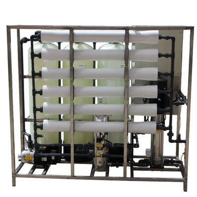 1.5TPH 3xFRP Tanks 160*85*170cm Umkehrosmosewasseranlage für Industrie