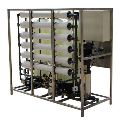 1.5TPH 3xFRP Tanks 160*85*170cm Umkehrosmosewasseranlage für Industrie