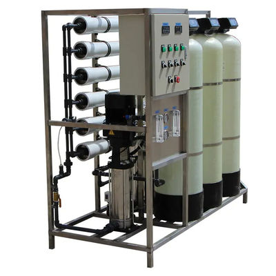 1.5TPH 3xFRP Tanks 160*85*170cm Umkehrosmosewasseranlage für Industrie