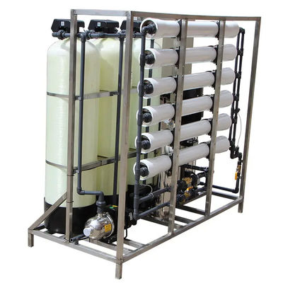 1.5TPH 3xFRP Tanks 160*85*170cm Umkehrosmosewasseranlage für Industrie