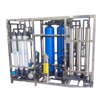 1.5tph 2xFRP Tanks Brackwasser Umkehrosmose-Wasseranlage für die Landwirtschaft