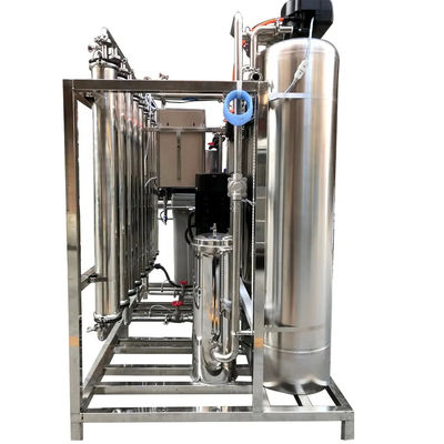 Einfache Bedienung 1.5TPH 3xSS304 Tanks Brackwasser Umkehrosmose-Wasseranlage