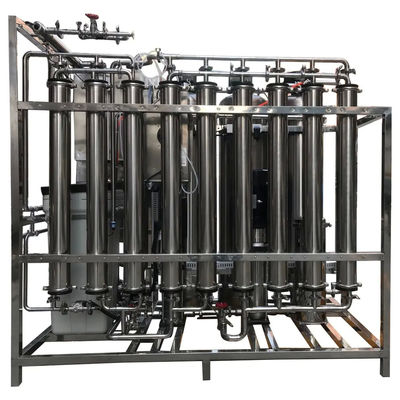 Einfache Bedienung 1.5TPH 3xSS304 Tanks Brackwasser Umkehrosmose-Wasseranlage