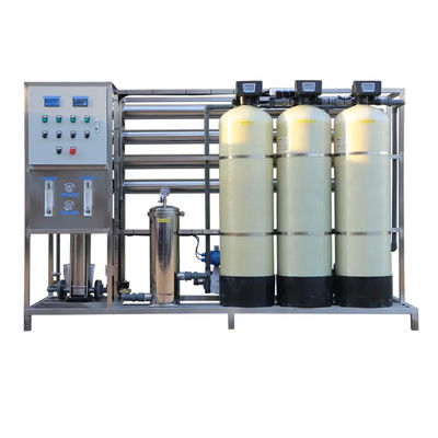 2TPH 3xFRP Tanks Umkehrosmose-Wasseranlage für Lebensmittel- und Getränkeindustrie