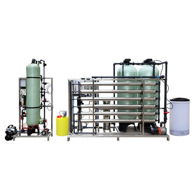 3TPH 5.5kW-380-415V FRP Tanks Brackwasser Umkehrosmose-Wasseranlage