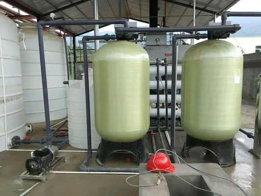 6TPH 7,9kW FRP Tanks Brackwasser Umkehrosmosewasseranlage