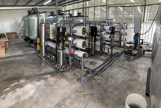 6TPH 7,9kW FRP Tanks Brackwasser Umkehrosmosewasseranlage