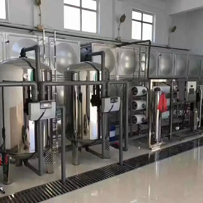6TPH 7,9kW SS304 Tanks Brackwasser Umkehrosmosewasseranlage