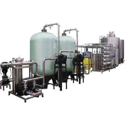 10TPH FRP Tanks Umkehrosmose-Wasseranlage zur Entsalzung von Meerwasser