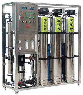 1TPH Salzwasser-Umkehrosmose-System mit langlebiger SS304-Skid-Halterung
