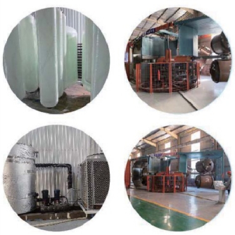 1454 Zoll hoher FRP-Glasfaserbehälter mit einem Durchmesser von 350 × 1400 mm und einer Durchflussgeschwindigkeit von 2,5-3,0 T/h