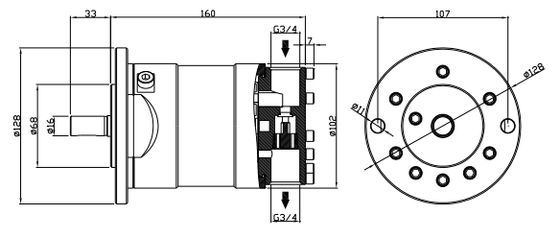 DHP 2.1 Axialkolbenpumpe (7,8 kg, 80 bar) – Hochdruck-Wasseraufbereitungs-Verbrauchsmaterialien für industrielle RO/Entsalzung