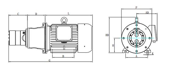 DHP 2.1 Axialkolbenpumpe (7,8 kg, 80 bar) – Hochdruck-Wasseraufbereitungs-Verbrauchsmaterialien für industrielle RO/Entsalzung