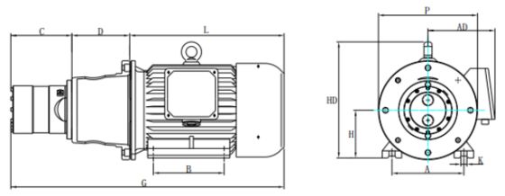 DHP 13.5 Axialkolbenpumpe 13,5 m³/h 80 Bar 37 kW – Industrielle RO Hochdruck-Top-Wasseraufbereitungs-Verbrauchsmaterialien