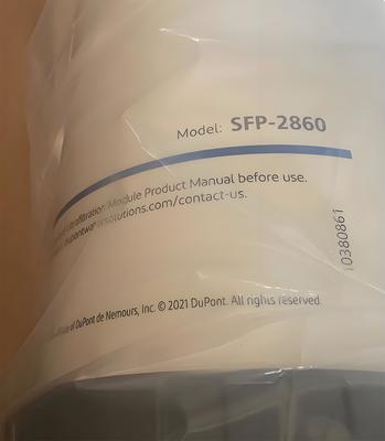 Textile Dyeing Wastewater Reuse DOW UF Membranes SFP-2660 / SFD-2660 PVDF Module 33 m2 0.03 μm
