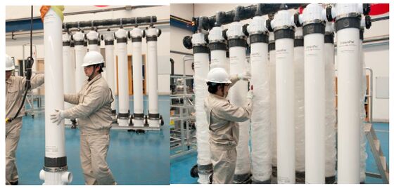 DuPontTM IntegraTecTM XP 77 IG PVDF UF-Modul mit 77 m2 offener Plattform