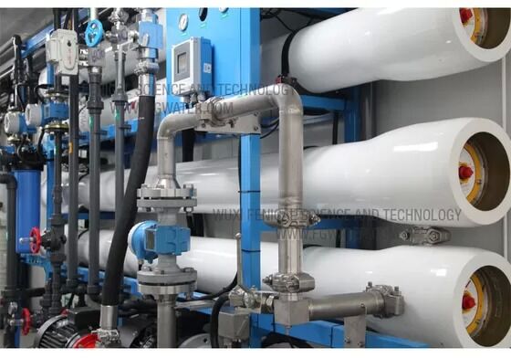 100 M3/Tag 70% Rückgewinnungsrate Brackwasser Umkehrosmose-System in 20 Fuß Container
