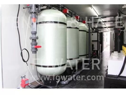 2000 m3/Tag Behälter BWRO-System mit 70% Rückgewinnungsrate und 1,05 kWh/m3 Energieverbrauch