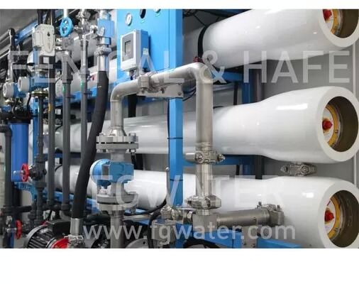 2000 m3/Tag Behälter BWRO-System mit 70% Rückgewinnungsrate und 1,05 kWh/m3 Energieverbrauch