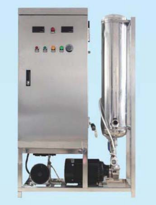 Ozonwassermaschine mit hoher Konzentration mit einer Ozonkonzentration von 15-25 mg/l und einem Wasserfluss von 0,5-6 t/h zur Waschen und Desinfektion von Lebensmitteln