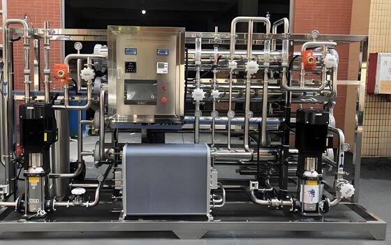 2000 LPH Ultrapure Water Purification System with Chemical-Free EDI Operation and 18 MΩ*cm Resistivity